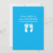 Personalized Ultrasound Picture Baby Shower Invitation (Back)