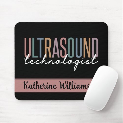 Personalized Ultrasound Technologist Gifts Mouse Pad