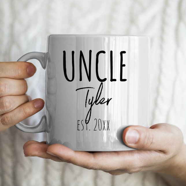 Personalized Uncle & Est. Year Coffee Mug (Creator Uploaded)