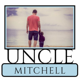 Personalized Uncle Gifts Photo Sculpture 