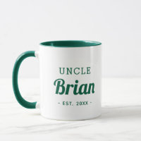 Personalized Uncle Monogram Mug