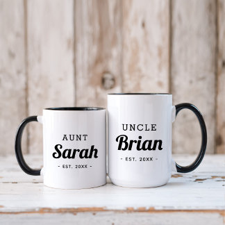 Personalized Uncle Monogram Mug