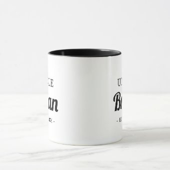 Personalized Uncle Monogram Mug | Zazzle