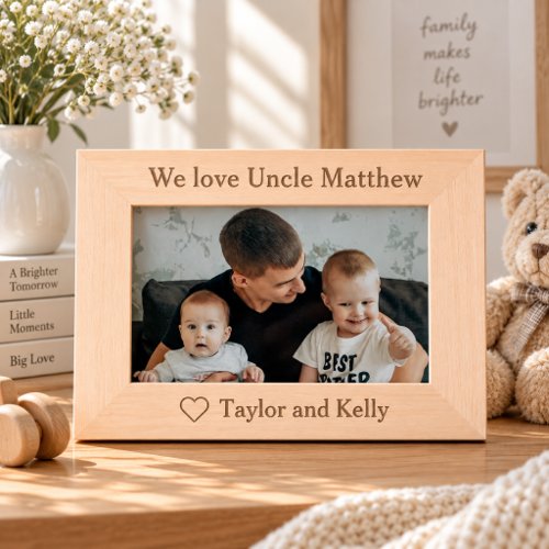 Personalized Uncle Picture Frame Personalized Uncle Picture Frame