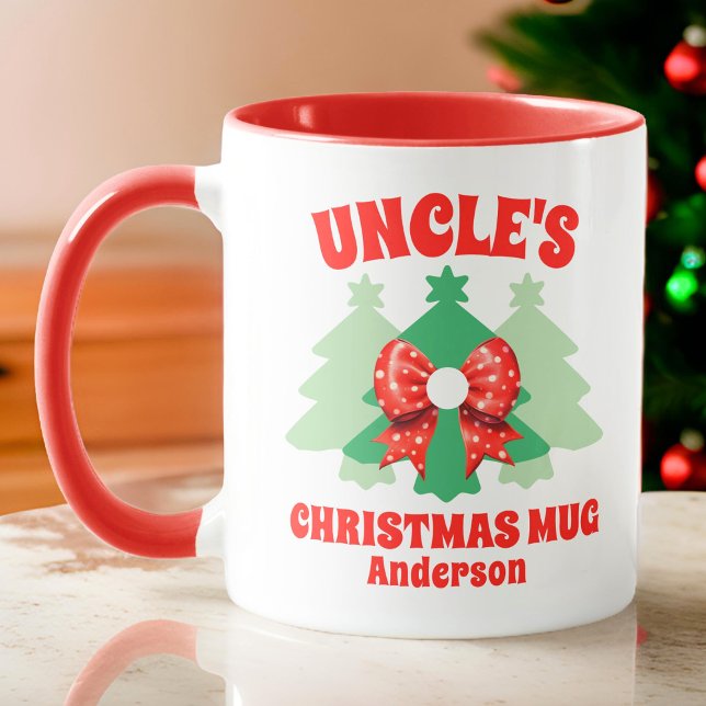 Personalized Uncle's Christmas Mug (Creator Uploaded)