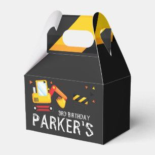 Personalized Under Construction Favor Boxes