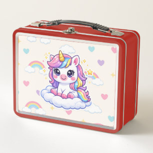 Personalized Unicorn Back to School Lunch Box
