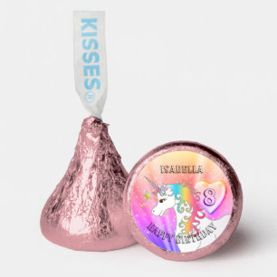 Personalized Unicorn Birthday Candy Favors