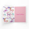 Personalized Unicorn Birthday greeting card