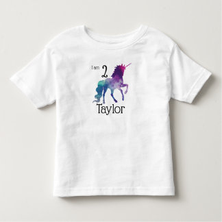 Personalized Unicorn Birthday Top