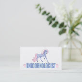 Personalized Unicorn Business Card (Standing Front)