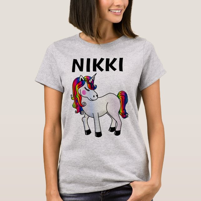 PERSONALIZED UNICORN CUSTOM T-SHIRTS (Front)