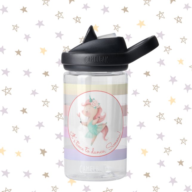 Personalized Unicorn Dance Party Water Bottle (Personalized Unicorn Dance Party Water Bottle)