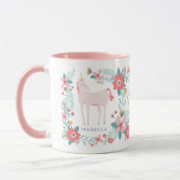 Personalized Unicorn Fields Mug