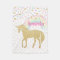Personalized Unicorn Fleece Blanket