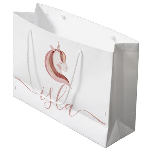 Personalized Unicorn Gift Bag