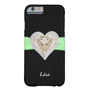 Personalized Unicorn Green Lace iPhone 6 Case