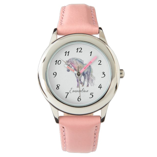 Personalized Unicorn Kid's Watch (Front)