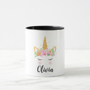 Personalized unicorn mug, Kids gifts Coffee Mug