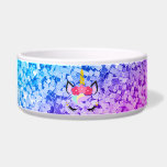 Personalized Unicorn Ombre Glitter Pet Bowls<br><div class="desc">Personalized Unicorn Ombre Glitter Pet Bowls</div>