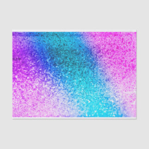 Personalized Unicorn Ombre Glitter Tissue Paper