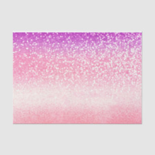 Personalized Unicorn Ombre Glitter Tissue Paper