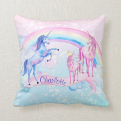 Personalized Unicorn Pillow