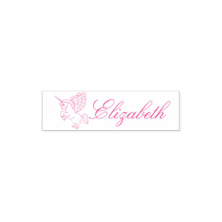 Personalized Unicorn Pocket Stamp
