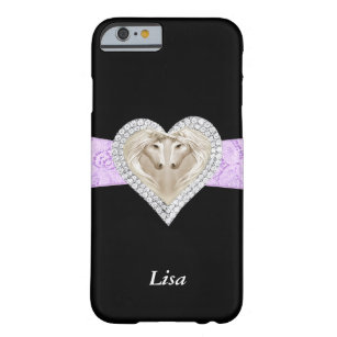 Personalized Unicorn Purple Lace iPhone 6 Case