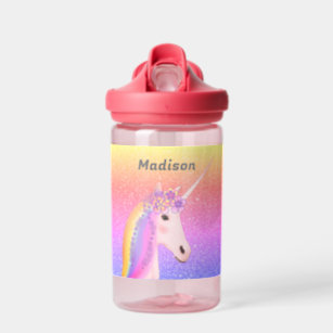 Personalized Kids Water Bottle 12 oz - Horse Theme