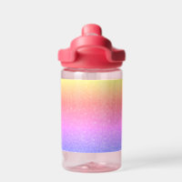 Pink Sparkle Glitter Kids Water Bottle