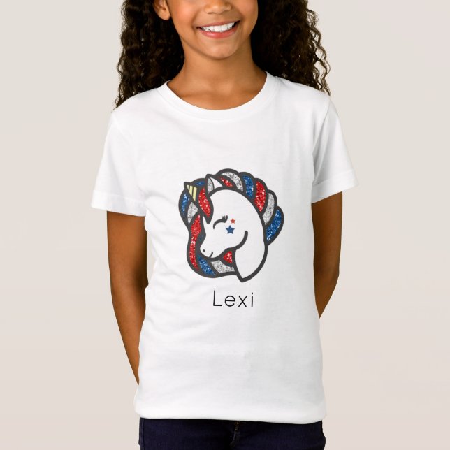 Personalized Unicorn T-Shirt (Front)