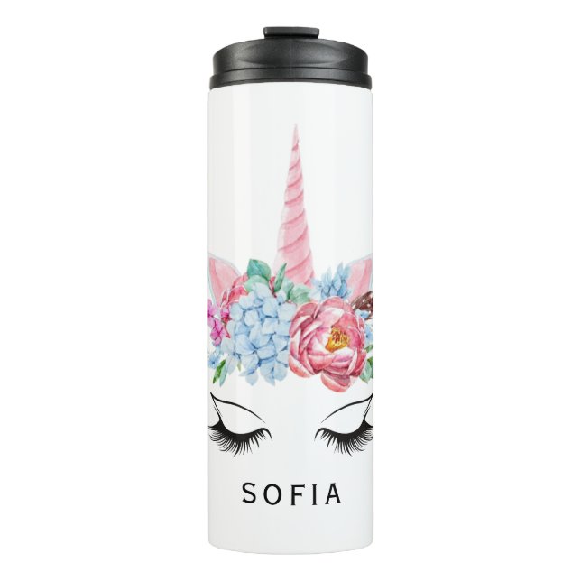 Personalized Unicorn  Thermal Tumbler (Front)