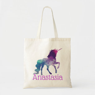 Personalized Unicorn Tote Bag
