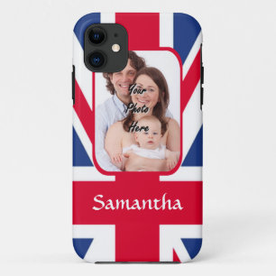 Personalized union jack iPhone 11 case