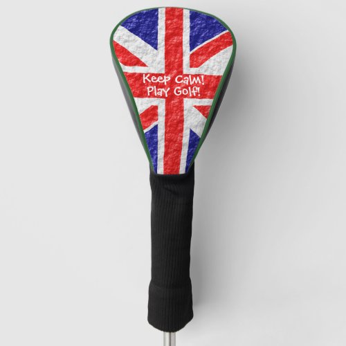 Personalized Union Jack Flag Design Golf Head Cover