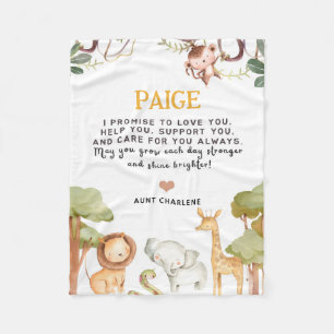 Personalized Unique 1 Year Old Boy Or Girl Blanket