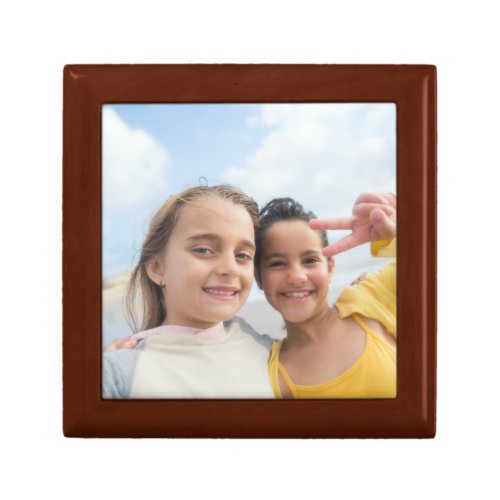 Personalized Unique Besties BFF Photo Wooden  Gift Box