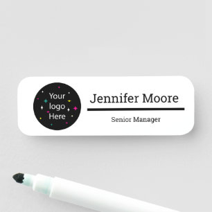 Personalized & Unique Name, Logo and title Name Tag