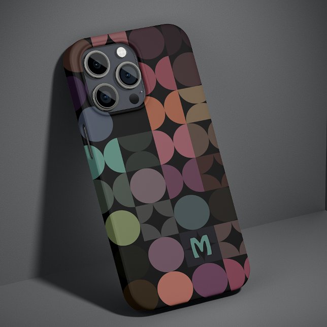Personalized Unique Retro Geometric Art Pattern Case-Mate iPhone Case (Creator Uploaded)