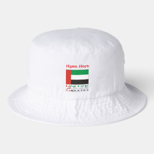 Personalized United Arab Emirates Flag Bucket Hat