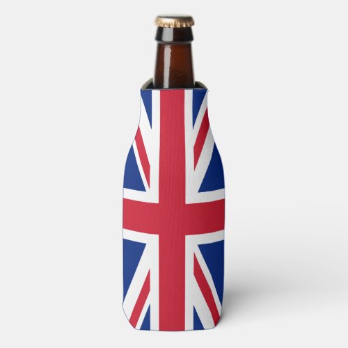 Personalized United Kingdom flag Bottle Cooler