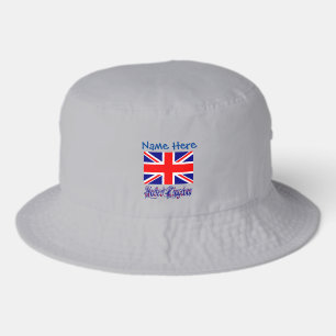 Personalized United Kingdom Flag Heritage Bucket Hat