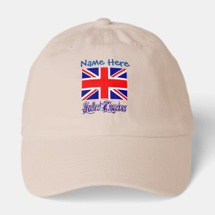 Personalized United Kingdom Flag Heritage Hat