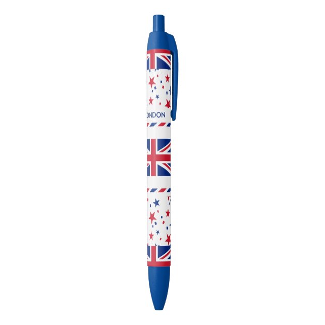 Personalized United Kingdom flag Pen (Bottom (Vertical))