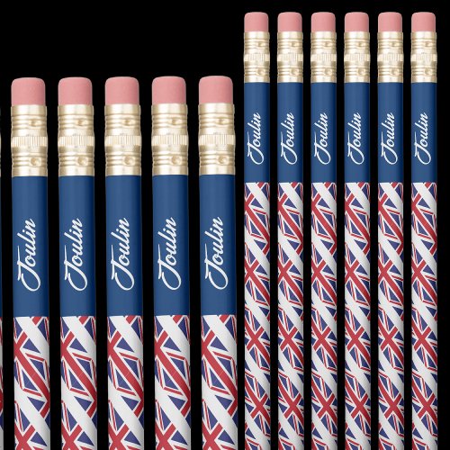 Personalized United Kingdom Flag                 Pencil