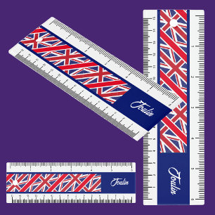 Personalized United Kingdom Flag                 Ruler
