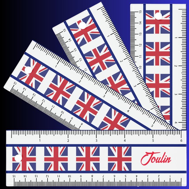 Personalized United Kingdom Flag                 Ruler (Creator Uploaded)
