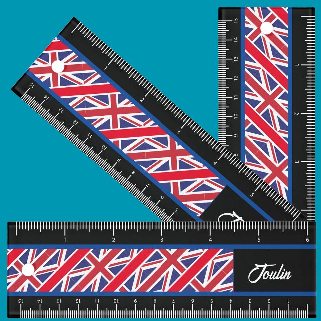 Personalized United Kingdom Flag                 Ruler (Creator Uploaded)