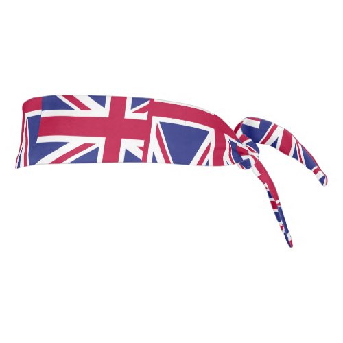 Personalized United Kingdom Flag                 Tie Headband